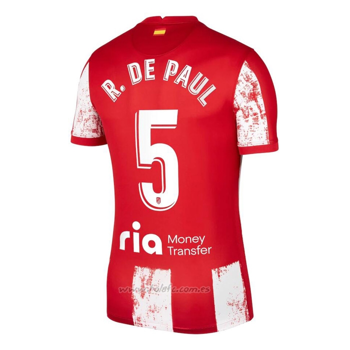 Camiseta Atletico Madrid Jugador R.De Paul Primera 2021-2022
